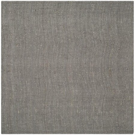 Safavieh Natural Fiber Hand Woven Square Rug- Light Grey- 4 x 4 ft. NF447G-4SQ